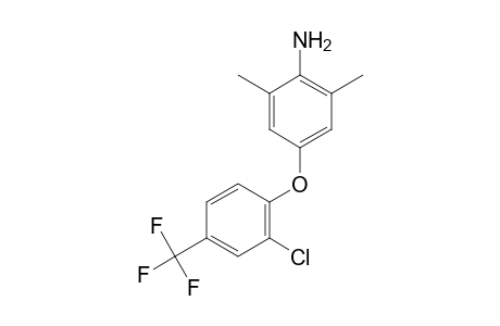 Benzenamine, 4-[2-chloro-4-(trifluoromethyl)phenoxy]-2,6-dimethyl-