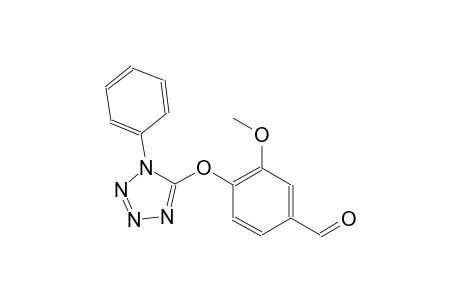 3-methoxy-4-[(1-phenyl-1H-tetraazol-5-yl)oxy]benzaldehyde