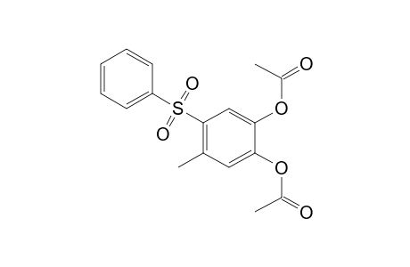 4-methyl-5-(phenylsulfonyl)pyrocatechol, diacetate