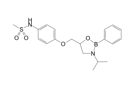 N-(4-((3-isopropyl-2-phenyl-1,3,2-oxazaborolidin-5-yl)methoxy)phenyl)methanesulfonamide