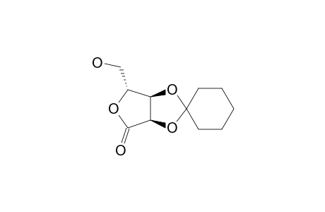 D-Ribonic acid, 2,3-O-cyclohexylidene-, .gamma.-lactone