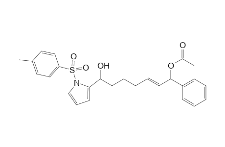 (E)-7-Hydroxy-1-phenyl-7-(1-tosyl-1H-pyrrol-2-yl)hept-2-en-1-yl Acetate