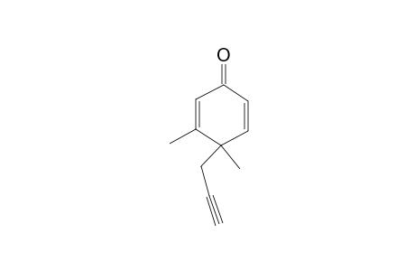 2,5-Cyclohexadien-1-one, 3,4-dimethyl-4-(2-propynyl)-