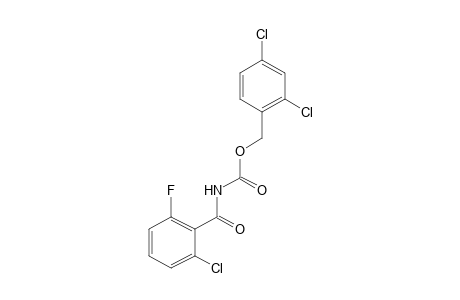 (2-chloro-6-fluorobenzoyl)carbamic acid, 2,4-dichlorobenzyl ester