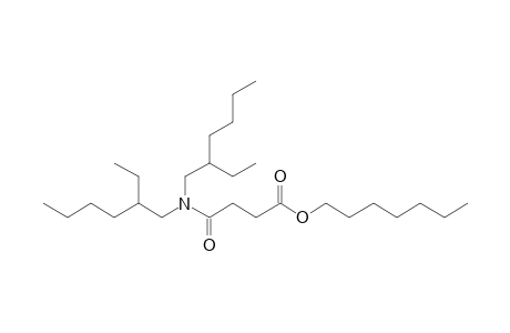 Succinic acid, monoamide, N,N-di(2-ethylhexyl)-, heptyl ester