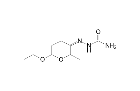 (3Z)-6-Ethoxy-2-methyldihydro-2H-pyran-3(4H)-one semicarbazone