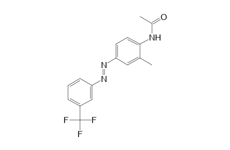 4-[(alpha,alpha,alpha-trifluoro-m-tolyl)azo]-o-benzotoluidide
