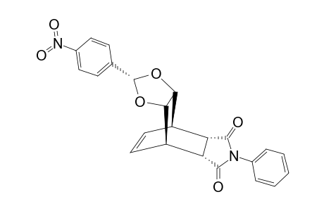 (2-ALPHA,3A-ALPHA,4-BETA,4A-ALPHA,7A-ALPHA,8-BETA,8A-ALPHA)-4A,7A,8,8A-TETRAHYDRO-2-(4-NITROPHENYL)-6-PHENYL-4,8-ETHENO-4H-1,3-DIOXOLO-[4,5F]-ISOINDOLE-5,7