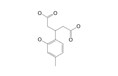 3-(2-hydroxy-p-tolyl)glutaric acid