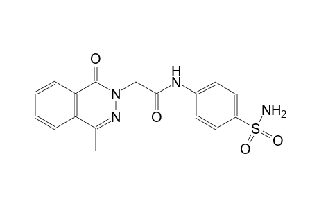 N-[4-(aminosulfonyl)phenyl]-2-(4-methyl-1-oxo-2(1H)-phthalazinyl)acetamide