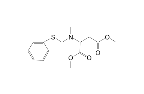 Dimethyl N-methyl-N-phenylthiomethyl-amino-butanedioate