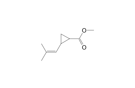 Methyl 2-(2-methyl-1-propenyl)cyclopropanecarboxylate