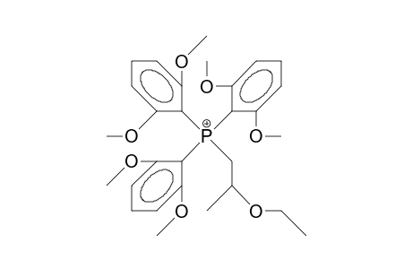 2-Ethoxy-propyl-tris(2,6-dimethoxy-phenyl)-phosphonium cation