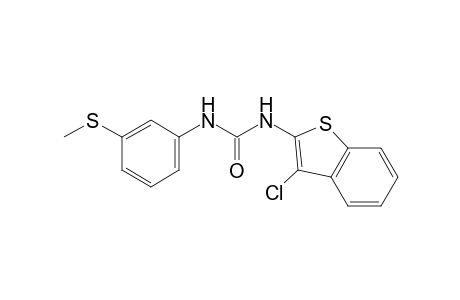 1-(3-chlorobenzo[b]thien-2-yl)-3-[m-(methylthio)phenyl]urea