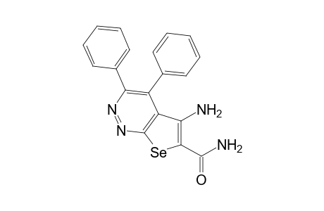 5-Amino-3,4-diphenyl-6-carbomidoselenolo[2,3-c]pyridazine