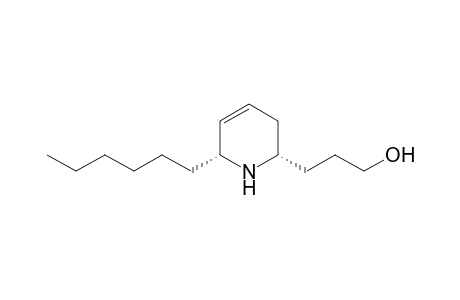 3-[(2S,6R)-6-hexyl-1,2,3,6-tetrahydropyridin-2-yl]-1-propanol