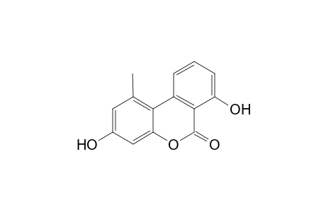 1-Methyl-3,7-bis(oxidanyl)benzo[c]chromen-6-one