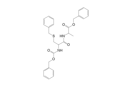 (phenylmethyl) 2-[[2-(phenylmethoxycarbonylamino)-3-(phenylmethylsulfanyl)propanoyl]amino]propanoate