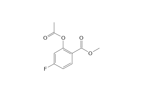 4-fluorosalicylic acid, methyl ester, acetate