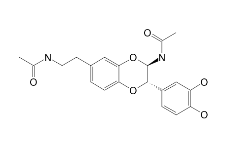 (2R,3S)-2-(3',4'-DIHYDROXYPHENYL)-3-ACETYLAMINO-6-(N-ACETYL-2''-AMINOETHYL)-1,4-BENZODIOXANE