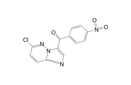 6-chloroimidazo[1,2-b]pyridazin-3-yl p-nitrophenyl ketone