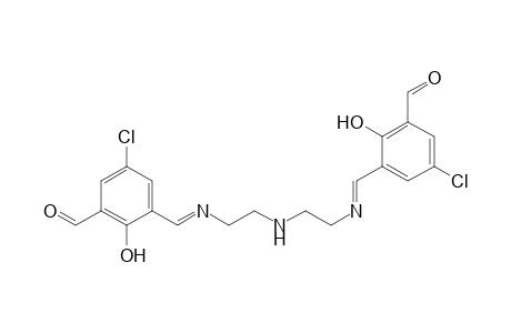 Benzaldehyde, 3,3'-[iminobis(2,1-ethanediylnitrilomethylidyne)]bis[5-chloro-2-hydroxy-