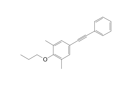 2,6-Dimethyl-4-(phenylethynyl)propyloxybenzene