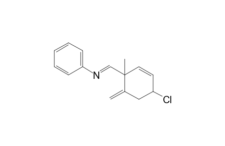 N-Phenyl-4-chloro-1-methyl-6-methylenecyclohex-2-enylmethanimine