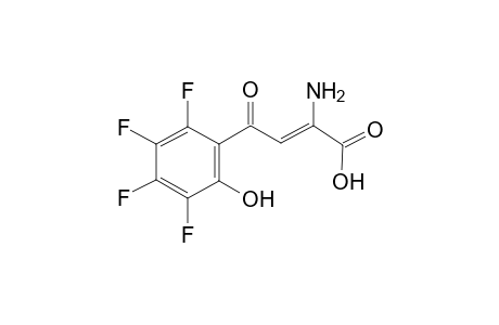 (2Z)-2-amino-4-oxo-4-(2,3,4,5-tetrafluoro-6-hydroxyphenyl)-2-butenoic acid