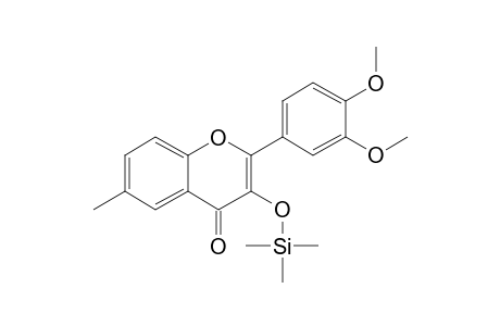 3',4'-Dimethoxy-3-(trimethylsilyl)oxy-6-methylflavone