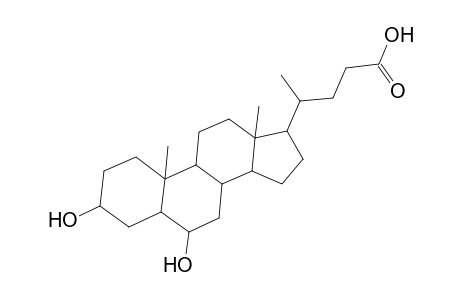 CHOLAN-24-OIC ACID, 3,6-DIHYDROXY-, (3alpha,5beta,6alpha)-