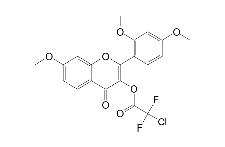 3-Hydroxy-7,2',4'-trimethoxyflavone, chlorodifluoroacetate