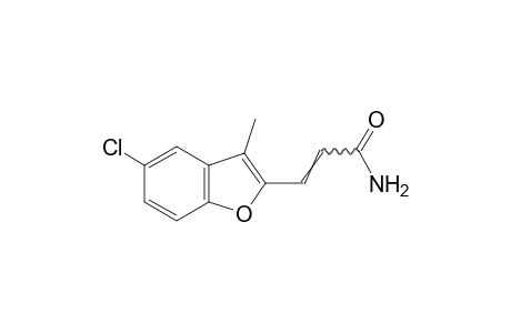 5-chloro-3-methyl-2-benzofuranacrylamide