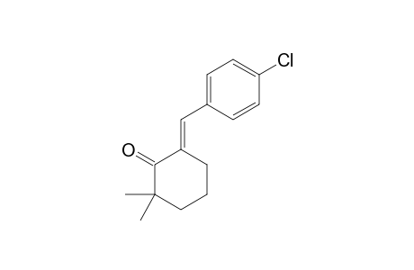 (6E)-6-(4-chlorobenzylidene)-2,2-dimethyl-cyclohexanone