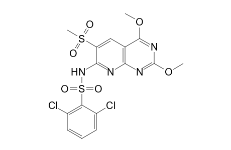 Benzenesulfonamide, 2,6-dichloro-N-[2,4-dimethoxy-6-(methylsulfonyl)pyrido[2,3-d]pyrimidin-7-yl]-