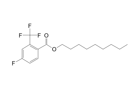 4-Fluoro-2-trifluoromethylbenzoic acid, nonyl ester