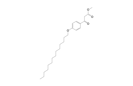 [p-(tetradecyloxy)benzoyl]acetic acid, methyl ester