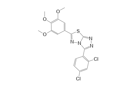 3-(2,4-dichlorophenyl)-6-(3,4,5-trimethoxyphenyl)[1,2,4]triazolo[3,4-b][1,3,4]thiadiazole