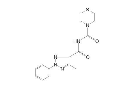 N-[{5-methyl-2-phenyl-2H-1,2,3-triazol-4-yl)carbonyl]-4-thiomorpholinecarboxamide