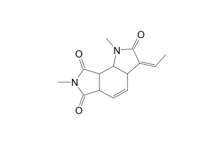 (3Z)-3-Ethylidene-1,3,3a,8b-tetrahydro-1,7-dimethylpyrrolo[3,4-g]indole-2,6,8(5aH,7H.8aH)-trione