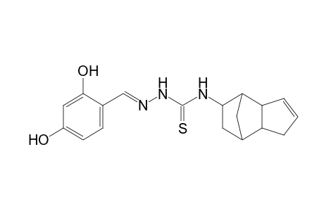 beta-RESORCYLALDEHYDE, 4-(3alpha,4,5,6,7,7alpha-HEXAHYDRO-4,7-METHANOINDEN-5-YL)-3-THIOSEMICARBAZONE