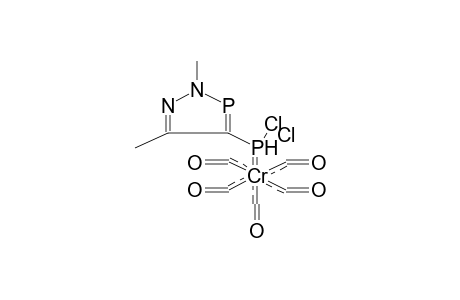 4-DICHLOROPHOSPHINO-2,5-DIMETHYL-1,2,3-DIAZAPHOSPHOLE-CHROMIUMPENTACARBONYL COMPLEX