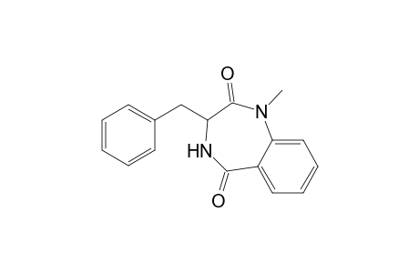 3-(benzyl)-1-methyl-3,4-dihydro-1,4-benzodiazepine-2,5-quinone