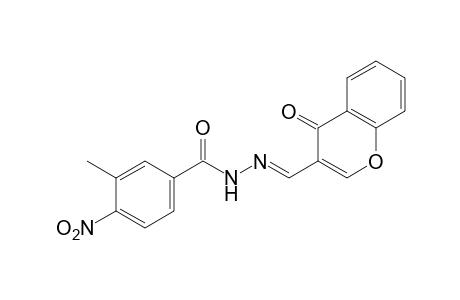 4-nitro-m-toluic acid, [(4-oxo-4H-1-benzopyran-3-yl)methylene]hydrazide