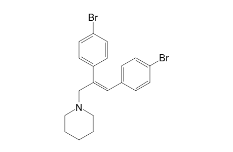 (E)-1-(2,3-Bis(4-bromophenyl)allyl)piperidine