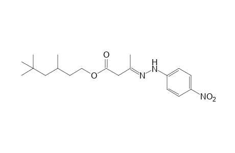 acetoacetic acid, 3,5,5-trimethylhexyl ester, p-dinitrophenylhydrazone