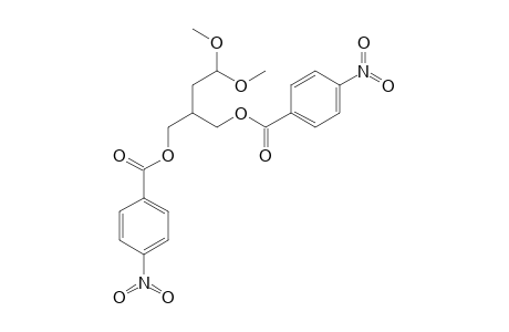 1,3-Propanediol, 2-(2,2-dimethoxyethyl)-, bis(4-nitrobenzoate)