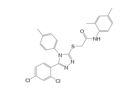 2-{[5-(2,4-dichlorophenyl)-4-(4-methylphenyl)-4H-1,2,4-triazol-3-yl]sulfanyl}-N-(2,4-dimethylphenyl)acetamide