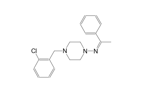 1-piperazinamine, 4-[(2-chlorophenyl)methyl]-N-[(Z)-1-phenylethylidene]-