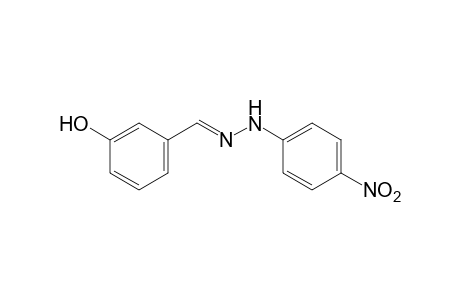 m-Hydroxybenzaldehyde, (p-nitrophenyl)hydrazone